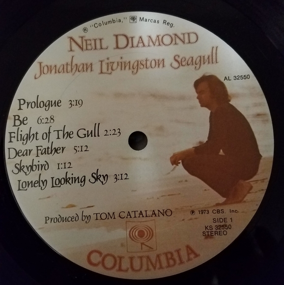 1973 Neil Diamond "Jonathan Livingston Seagull" Vinyl Album - Picture 9 of 11